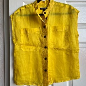 NWT Banana Republic Ramie Utility Shirt